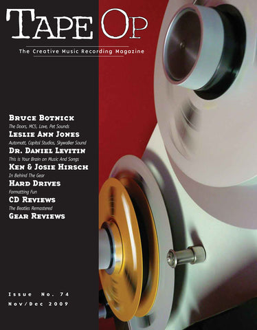 Tape Op Magazine - Issue No. 74 (Nov/Dec 2009)