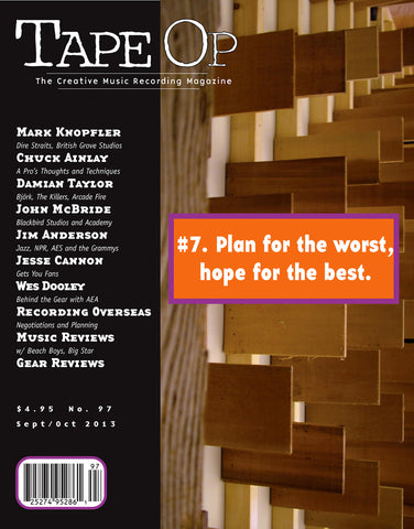 Tape Op Magazine - Issue No. 97 (Sep/Oct 2013)