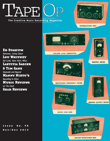 Tape Op Magazine - Issue No. 98 (Nov/Dec 2013)